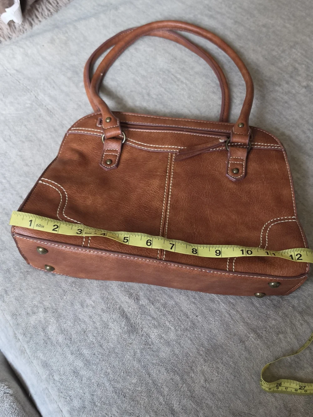 Coral Ridge handbag brown faux leather